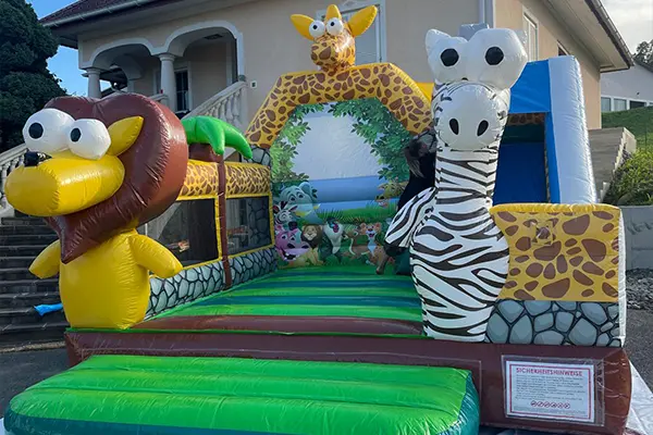 Hüpfburg Tiere
